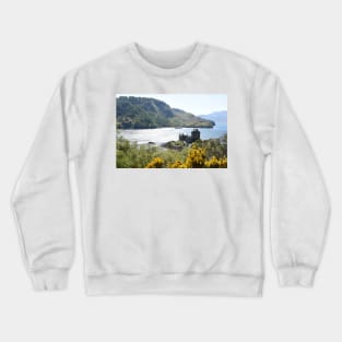 Eilean Donan Castle on a summer afternoon  in the Highlands of Scotland Crewneck Sweatshirt